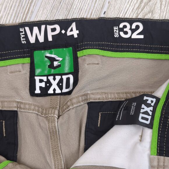 FXD Australia Men's Size 32 Style WP4 Tan Utility Jogger Pants Workwear Pockets - Picture 7 of 8